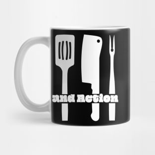 Grillen and Action Mug